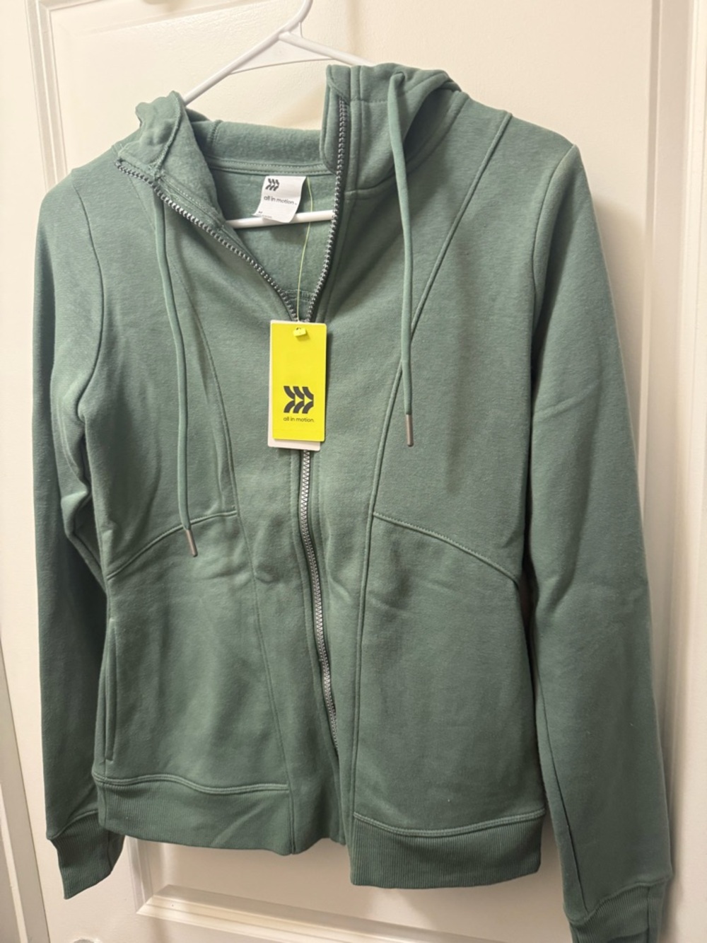 all in motion Full-Zip Hoodie in Sage